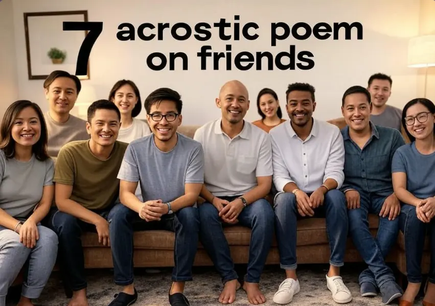 7 acrostic poem on friends